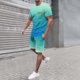 thumbnail image 2 of Playeras De Algodón Para Hombre, Camiseta Holgada Con Estampado De Letras De Ciudad Para Hombre, Conjunto De Ropa Deportiva De Verano, Ropa Deportiva Informal, 2 of 4