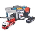 thumbnail image 2 of Adventure Force Rescue Station Playset, Lights & Sound, 3 Free-wheel Vehicles, Multicolor, Children Ages 3 & Up, 2 of 7