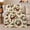 Christmas Carriages, variant on holiday cottage with decorative motif Bowls and decorative motif, Sweet Kitchen Pattern Cozy Flannel Blanket, Cheerful Holiday Art for decorative motif Lovers