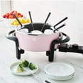 thumbnail image 3 of GreenLife Healthy Ceramic Nonstick Fondue Party Set | Pink, 3 of 8