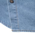 thumbnail image 4 of Maoxin Mens Jacket Men's Denim Workwear Jacket Loose Casual Men's Top Long Sleeved Hooded Casual Jacket/jacket Light Blue M, 4 of 7