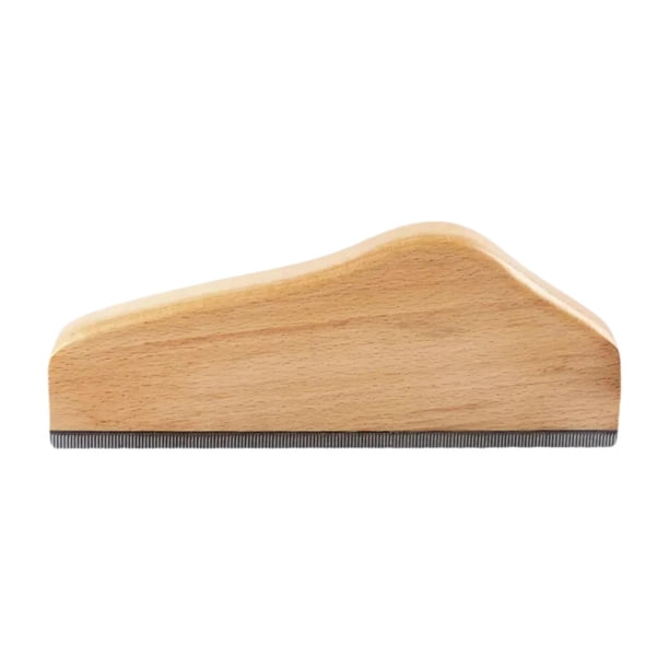Lima de nivelación de trastes para diapasón de bajo, lima de nivelación para mandolina, ukelele y bajo color de madera