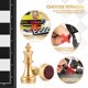 thumbnail image 4 of Juego de mesa de ajedrez para viajes - Pieza de ajedrez magnética con tablero portátil/plegable - Juguetes educativos para niños/adultos - Pieza de ajedrez dorada/plateada - Regalo de juego tradicion, 4 of 5