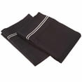 thumbnail image 1 of Embroidered 3 LINES Pillowcases, 2-Piece, Wrinkle Free Microfiber, 13 Colors Black/Grey / King, 1 of 3
