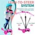 thumbnail image 3 of Kids 3 Wheel Scooter with Light  Wheels, Adjustable Height, Lean to Steer for Ages 2-6, 3 of 6