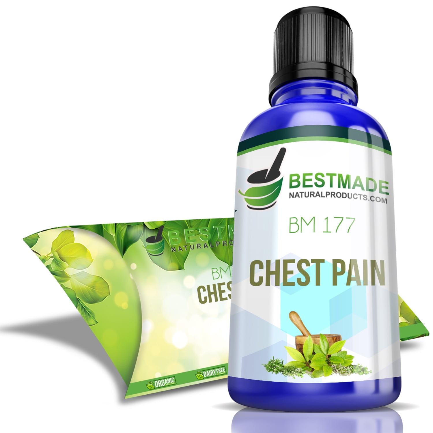 Chest Pain Remedy BM177 Lung Lining Inflammation Treatment, 30mL