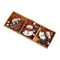 thumbnail image 4 of Hanging Slices,christmas Wooden Hanging Ornaments Decor Pendants,Wood Slices Crafts Slices Pendant Xmas Tree,Wooden Shapes Christmas Tree Gifts Party Supplies,Xmas Pendants Snowman, 4 of 8