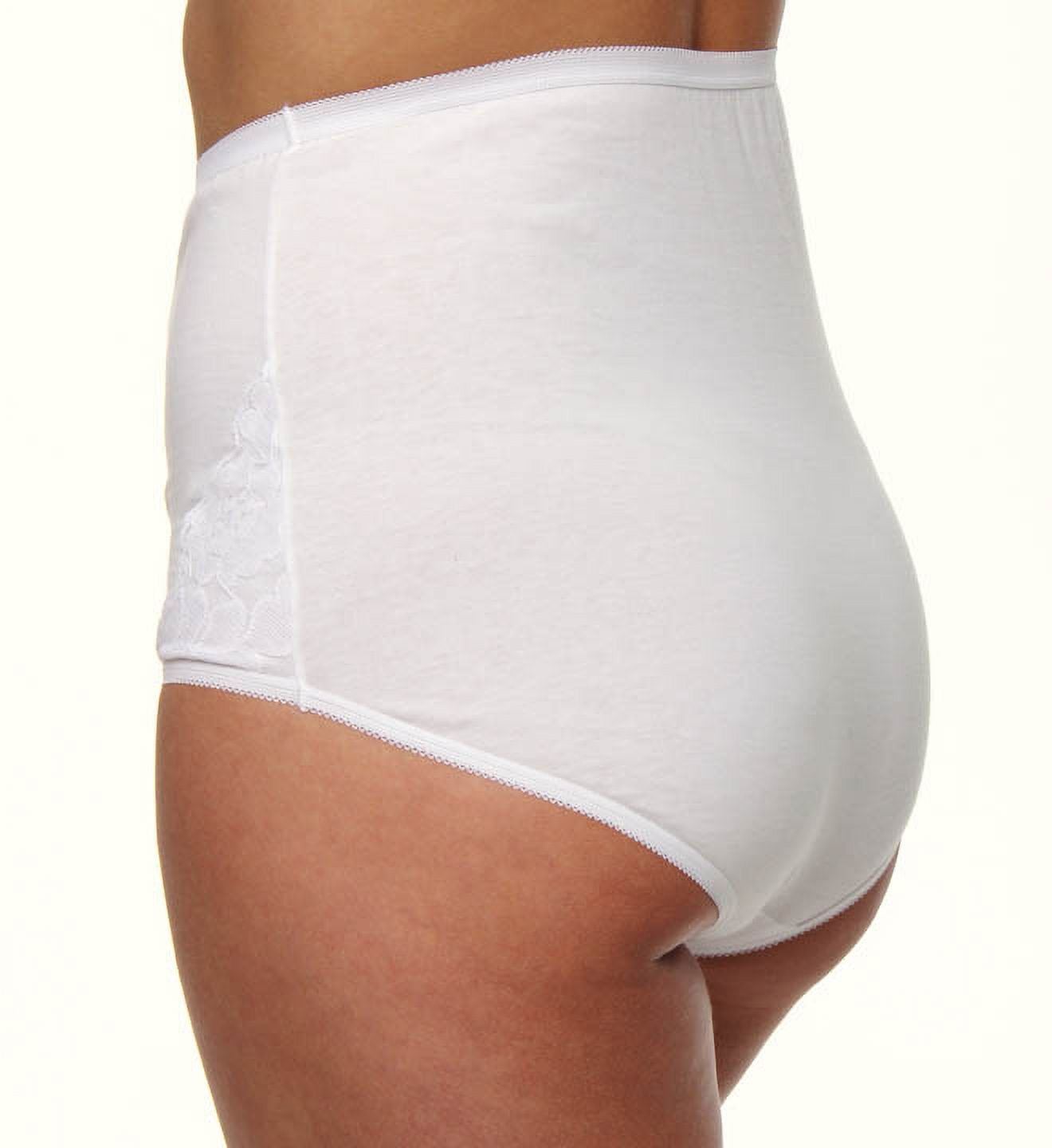 Women's Vanity Fair 15321 Perfectly Yours Ravissant Cotton Brief Panty  (Star White 6) 