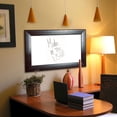 thumbnail image 1 of Rayne Mirrors American Made Rayne Espresso Leather Dry Erase Board, 1 of 5