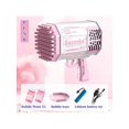 thumbnail image 5 of Automatic 69-Hole Electric Gatling Bubble Gun With Led Light And Rocket Barrel, Random Style For Accessories, Great For Valentine's Day, New Year's Gi, 5 of 5