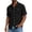 Black, variant on CBASIHI Mens Short Sleeve Button Down Shirts with Pockets- Breathable Loose Fit Collared Casual Summer Business Work Wear Top Light Blue Size S-3XL