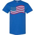 thumbnail image 3 of Inktastic Grunge American Flag T-Shirt, 3 of 5
