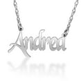 thumbnail image 2 of Ladies Sterling Silver Rhodium Plated Personalized Name Necklace, 2 of 2