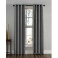 thumbnail image 1 of Curtainworks Panneau de Rideau Lenox, 144 Pouces, Gris, 1 of 5
