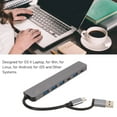 thumbnail image 4 of Type C Hub, 7 Ports Plug And Play USB C Docking Station  For PC Phone, 4 of 8