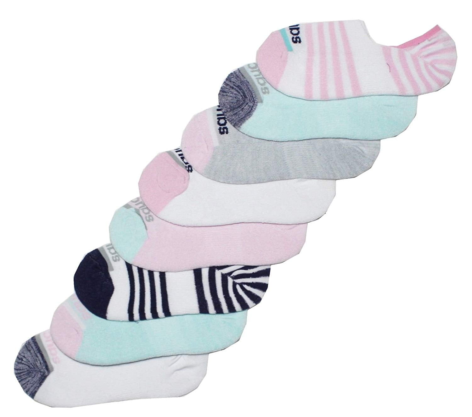 8-Pairs No Slip Invisible Liner Socks 