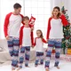 thumbnail image 5 of 2024 Nuevos conjuntos navideños a juego para familias/parejas Conjunto de pijama en blanco al frente Ropa de dormir para padres e hijos Pijamas suaves Aspecto familiar, 5 of 5