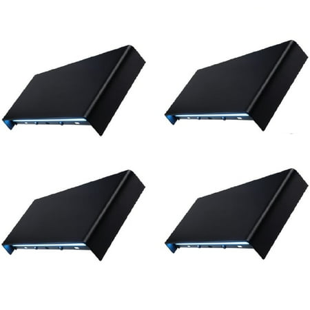 4 Pack 16" Smart LED Wall Sconce, Dimmable Up Down Wall Light with Remote, Color Changing, WiFi & Bluetooth Connection Waterproof Outdoor Wall Lighting