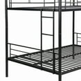 thumbnail image 6 of Black Full Over Full Metal Bunk Bed with Trundle, Modern Style, Space - Saving, Easy to Assemble, 6 of 8