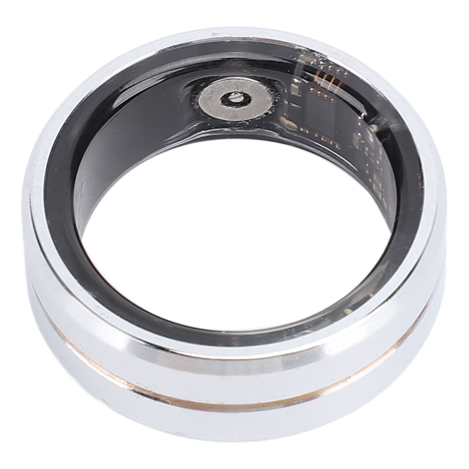 Fitness Tracker Smart Ring, Stainless Steel Smart Ring Activity Tracker Long Battery Life for Outdoor Inner Diameter 17.3mm / 0.7in,Inner Diameter 20.6mm / 0.8in