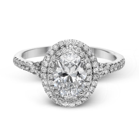 1.20 Ct IGI / GIA Certified Lab Grown Round Cut Diamond 14k White Gold Ring for Women