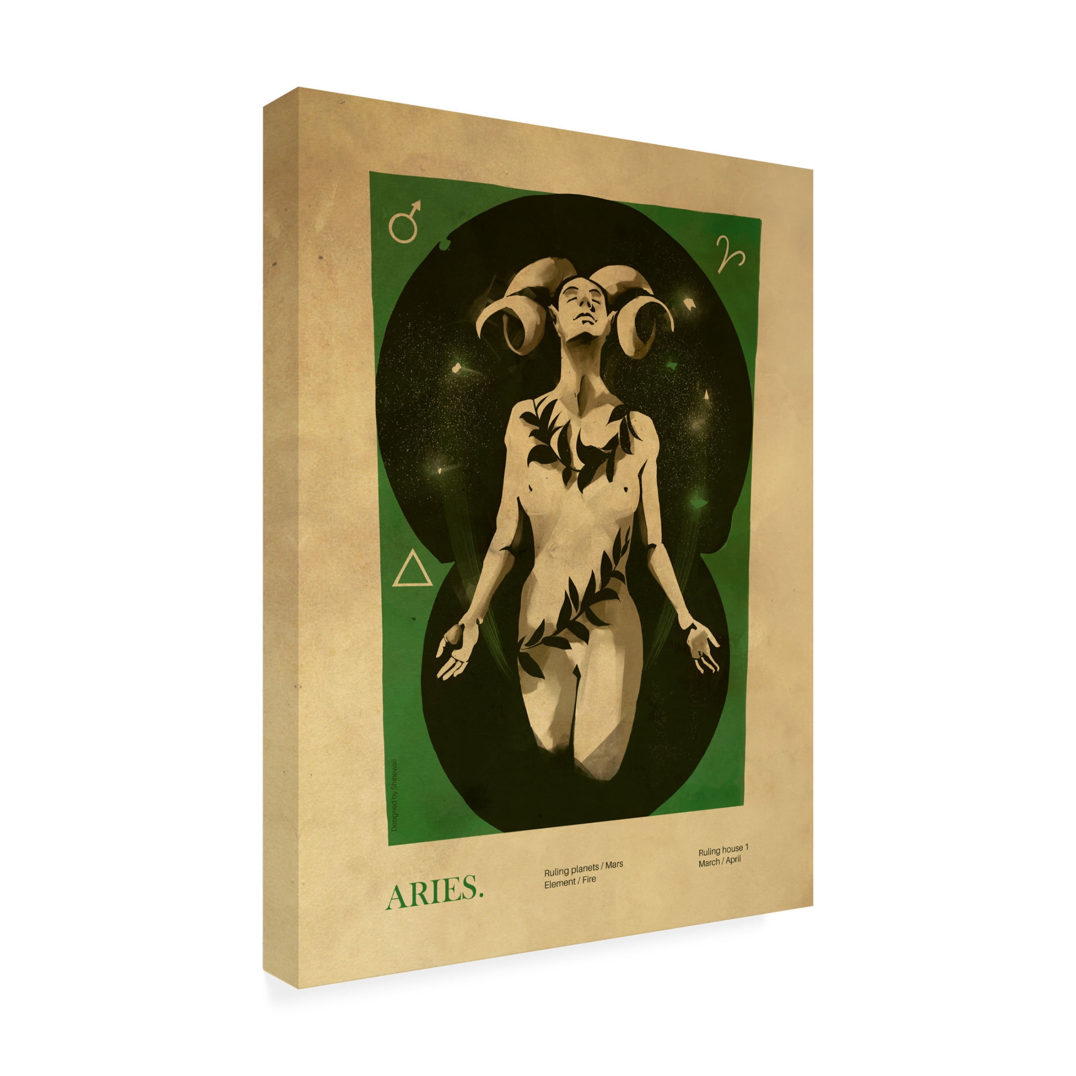 Trademark Fine Art Dionisis Gemos Aries print Canvas Wall Art