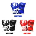 thumbnail image 6 of Children Boxing Gloves Kids Kick Boxing Training Gloves Youth Muay Thai Punching Bag Mitts Boxing Practice Equipment for Punch Bag Sack Boxing Pads Age 3 to 10 Years Old, 6 of 7