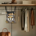 thumbnail image 4 of SEANATIVE Sunflower Cow Clothespin Bags Leopard Print Laundry Hanging Storage Organizer Soft Clothes Pin Hanging Bags Clothespin Holder for Clothesline Outdoor, 4 of 7