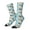 White, variant on Funny Cartoon Pugs Crew Socks for Men & Women, Breathable Casual Athletic Ankle Socks