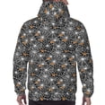 thumbnail image 7 of Xecao Spider Cobweb Pattern Men's Adult Pullover Hoodie,Hooded Sweatshirt-XX-Large, 7 of 7