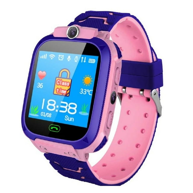 Smartwatch GPS Localizador Gadgets and fun GPS para niños con cámara fotográfica morado con rosa