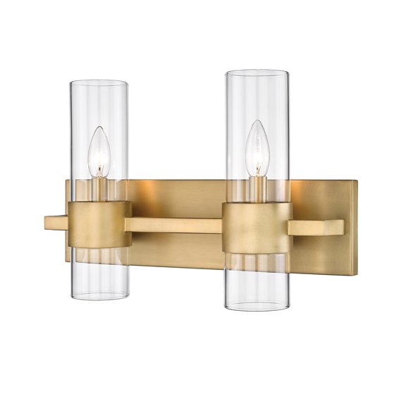 343-2V-RB-Z-Lite-Lawson - 2 Light Bath Vanity In Modern Style-11 Inches Tall and 17 Inches Wide-Rubbed Brass  Finish