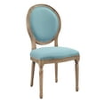 thumbnail image 3 of Linon Cannes Round Back Dining Chair Set of Two, Blue, Assembled, 3 of 3