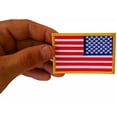 thumbnail image 2 of Reversed American Flag Patch - 3x2 inches. Embroidered Iron on Patch, 2 of 6