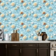 thumbnail image 2 of Coastal Peel and Stick Wallpaper Starfish Seashells Floating Clear Blue Water Contact Paper 17.7in x 9.8ft Wallpaper Removable Self Adhesive Wall Paper for Bedroom, 2 of 8