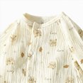 thumbnail image 4 of HCNTES Baby Boy Winter Clothes Long Sleeve Print One Piece Cotton Romper Jumpsuit Baby Coming Home Outfits Newborn Boy Outfits 0 3 6 9 12 18 Months, 4 of 4