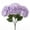 Purple, variant on FeiFu Artificial Hydrangea Flower Faux Floral Arrangement for Outdoor Indoor Home Decor Realistic Purple Pink Fake Substitute Ramo de Hortensias Artificial