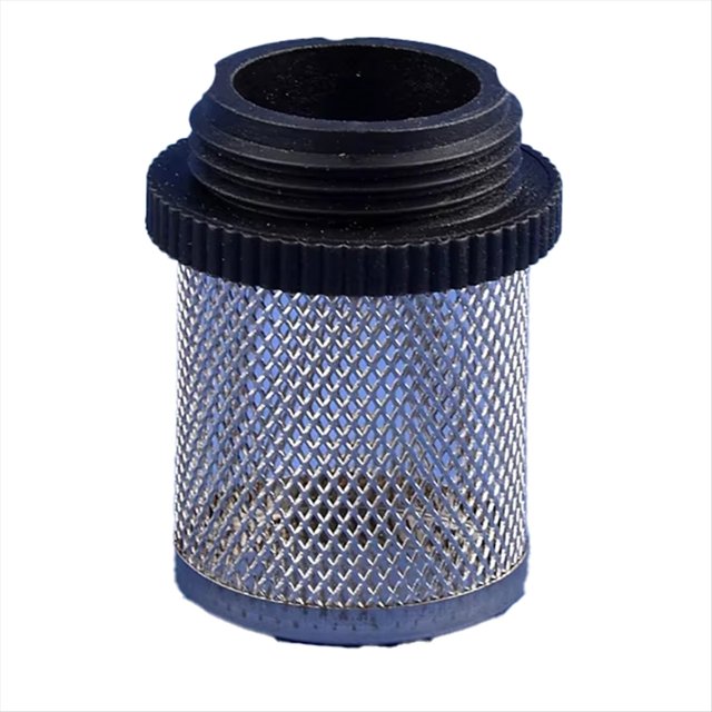 Filtro de Acero Inoxidable para Bomba de Agua, Ideal para Acuarios, Peceras y Riego de Jardines. Compatible con Tuberías de 1 Pulgada.