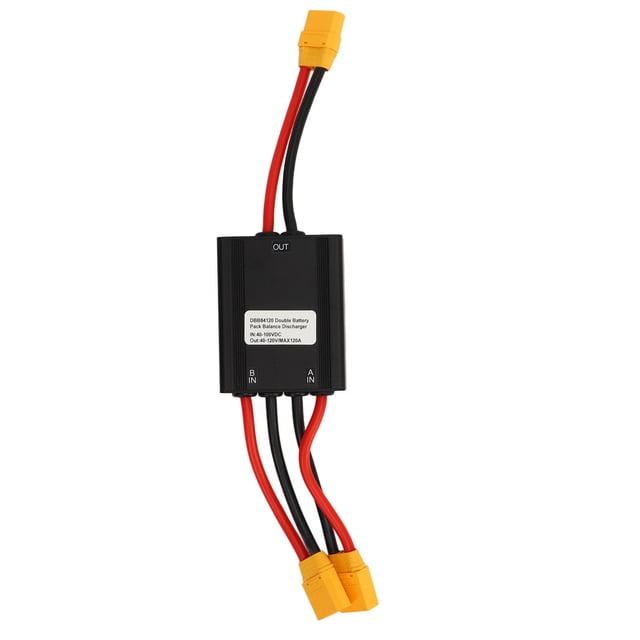 Convertidor de descarga de batería doble para bicicleta eléctrica de 40 V a 100 V, adaptador de módulo paralelo de batería dual para reemplazo de 120 A