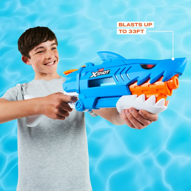 トイガン shark XSHOT Water Shark Attack (33ft Range & 750ml Tank) Fast Fill