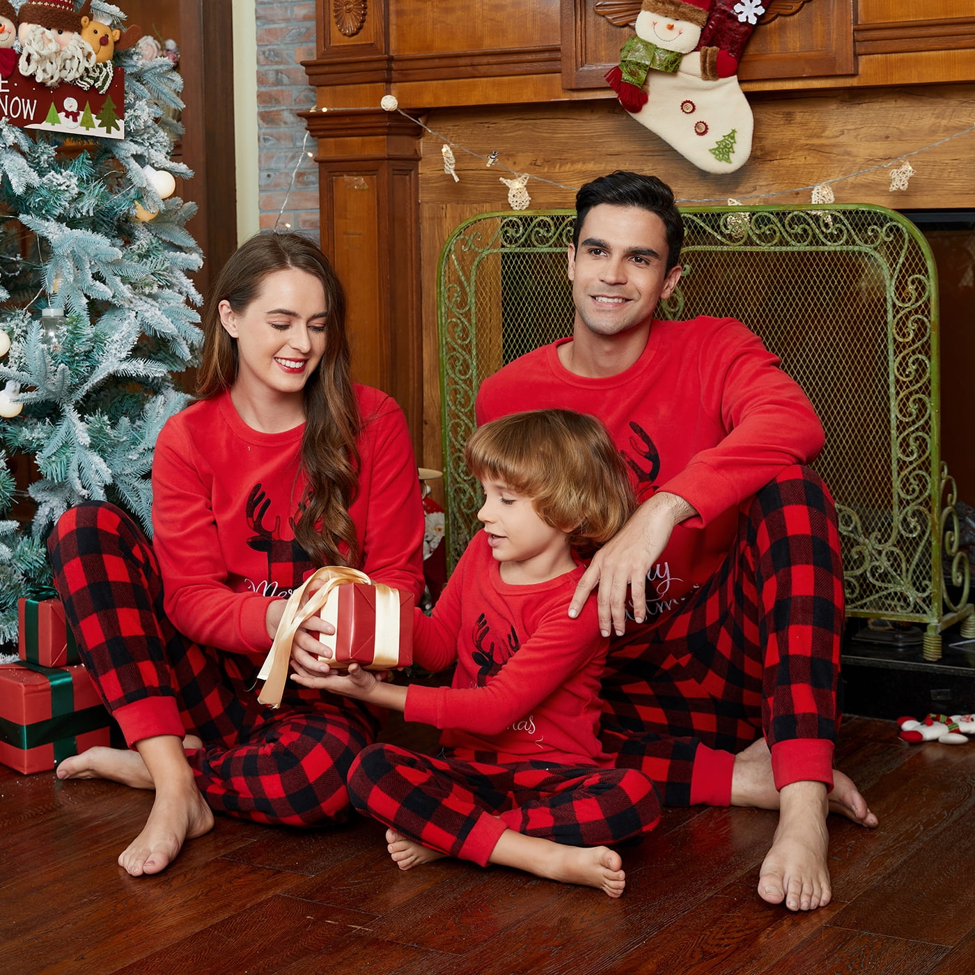 Ensembles de pyjama assortis pour la famille, pyjamas familiaux