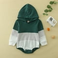 thumbnail image 2 of "Aayomet Baby Bodysuit Organic Cotton Baby Boy Girl Zip up Sleep N Play, Footless, Long/Short Sleeve,Green 12-18 Months", 2 of 3
