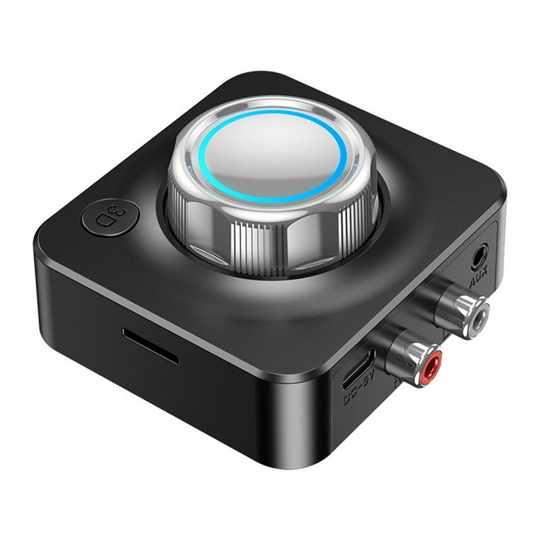 Bluetooth-compatible Transmitter Receiver 2 in 1 TF Card Slot MP3 Player 3D  Surround Sound Audio Receiver for Phone 