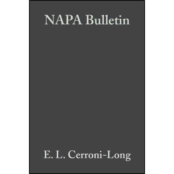 Napa Bulletin: Insider Anthropology (Paperback)