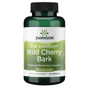 Swanson Full Spectrum Wild Cherry Bark 500 mg 90 Capsules