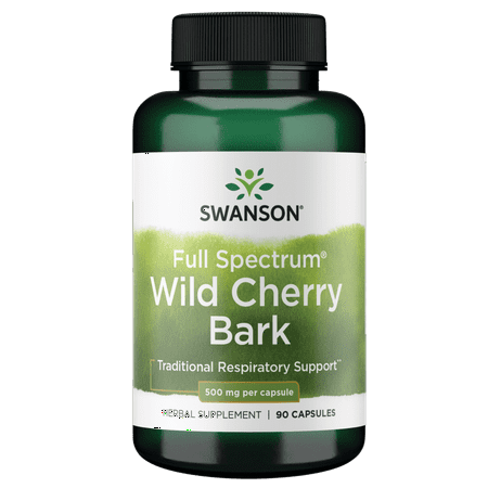 Swanson Full Spectrum Wild Cherry Bark 500 mg 90 Capsules