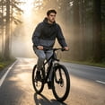 thumbnail image 5 of MERIDIANO Men's Hooded Packable Windbreaker Converts to Sling Bag Lightweight Water Resistant Nylon Jacket, 5 of 11
