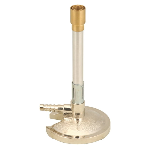 Eisco Labs Natural Gas Bunsen Burner with Flame Stabilizer and Air Vent