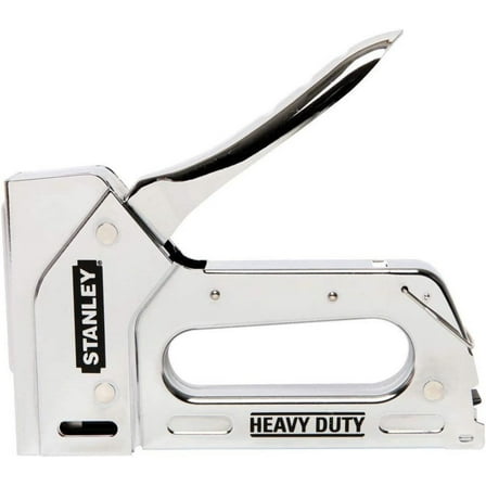 Stanley Heavy Duty Staple Gun TR110 - Manual Squeeze Trigger - Includes Box of Staples