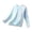 Sky Blue, variant on Generic Athletic Shirts for Girls Gradient Long Sleeve Active T Shirts Sports Crewneck Dry Fit Tops Kids Teens Gym Workout Undershirt